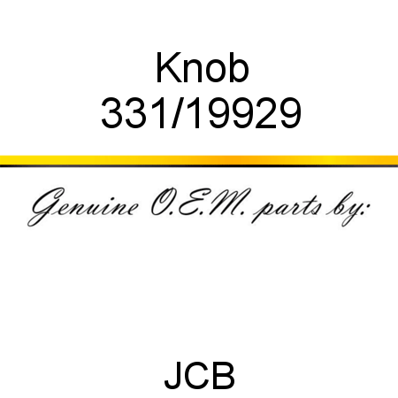 Knob 331/19929