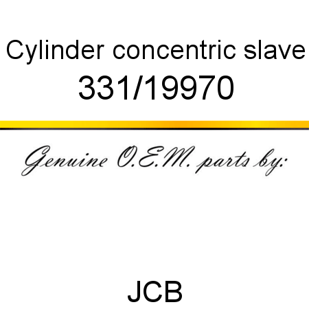Cylinder, concentric slave 331/19970