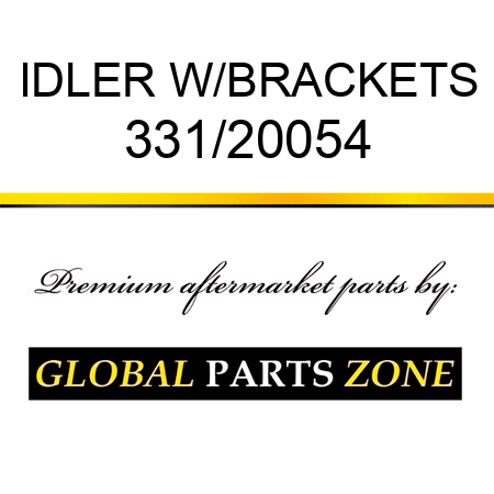 IDLER W/BRACKETS 331/20054
