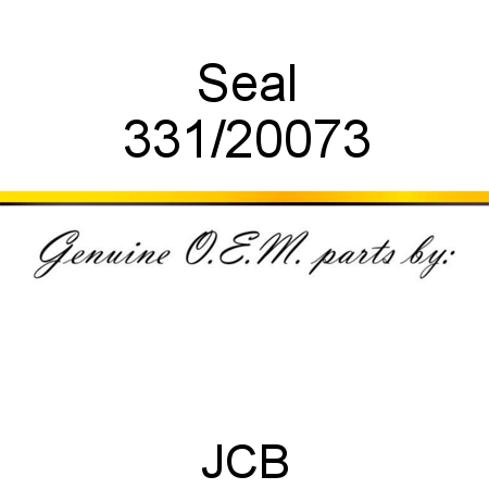 Seal 331/20073