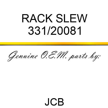 RACK SLEW 331/20081