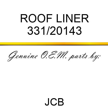 ROOF LINER 331/20143