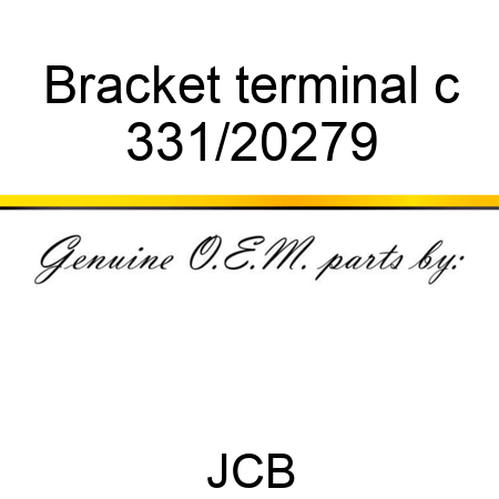 Bracket terminal c 331/20279