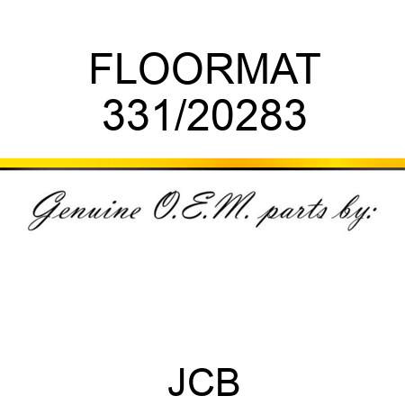FLOORMAT 331/20283