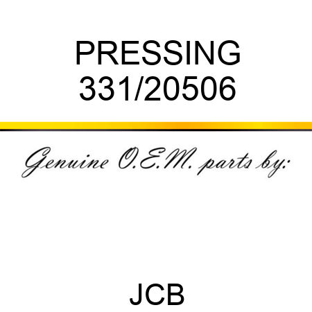 PRESSING 331/20506