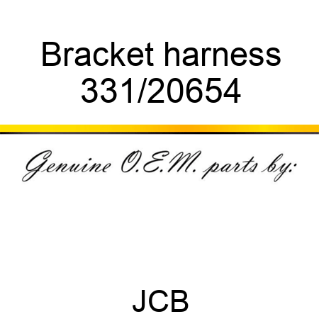 Bracket harness 331/20654