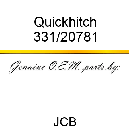 Quickhitch 331/20781