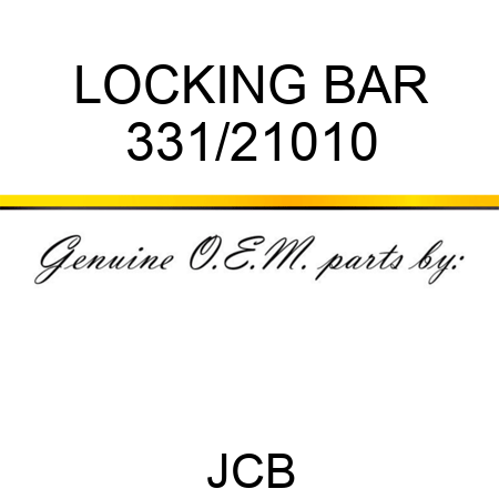 LOCKING BAR 331/21010
