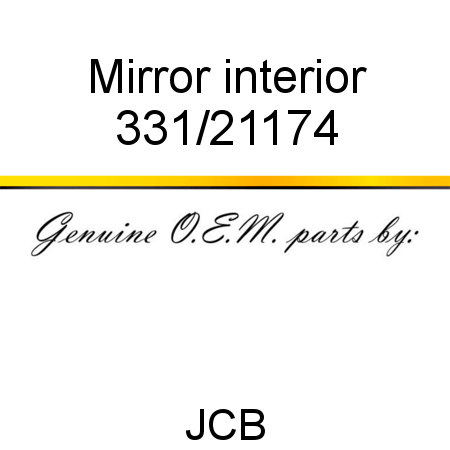 Mirror, interior 331/21174