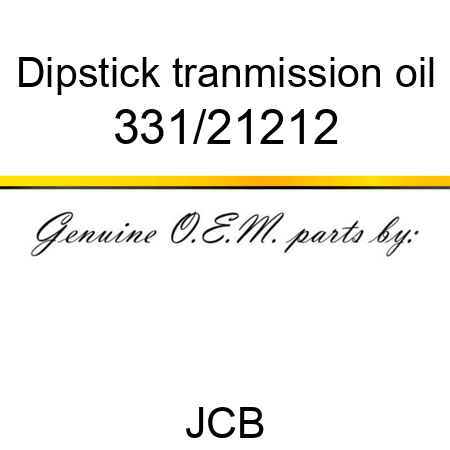 Dipstick, tranmission oil 331/21212