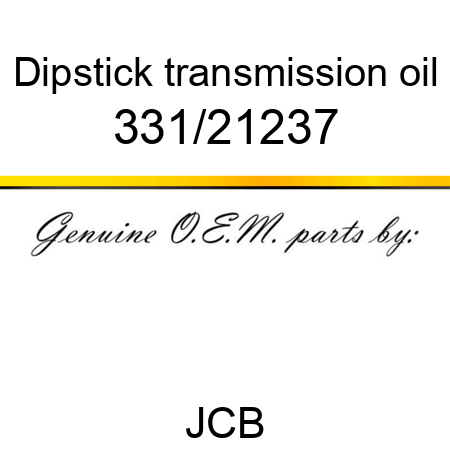 Dipstick, transmission oil 331/21237