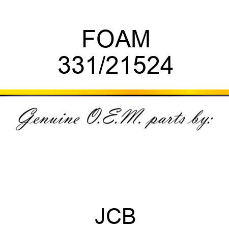 FOAM 331/21524