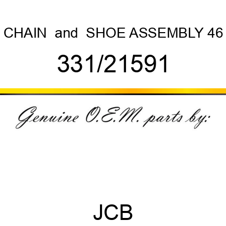 CHAIN & SHOE ASSEMBLY 46 331/21591