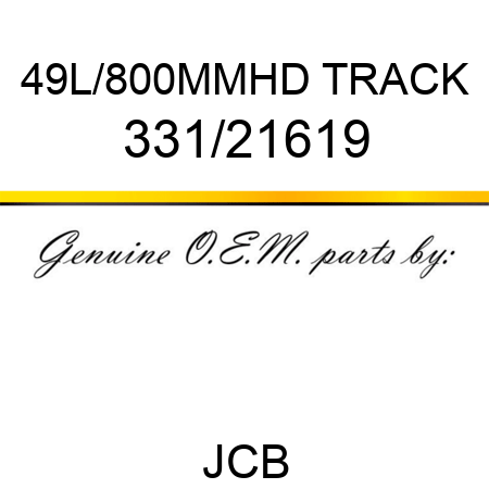 49L/800MMHD TRACK 331/21619