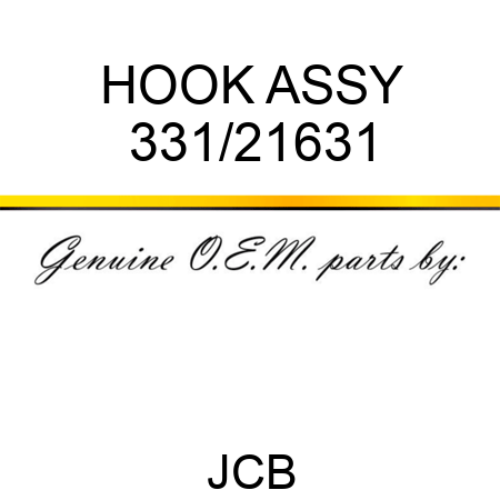 HOOK ASSY 331/21631