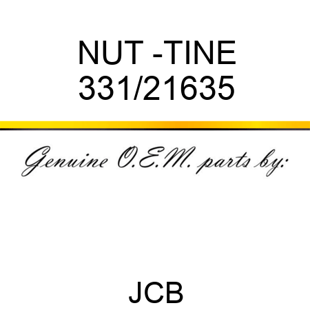 NUT -TINE 331/21635