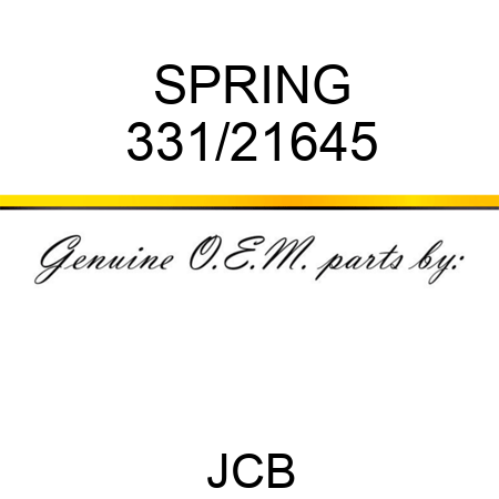 SPRING 331/21645
