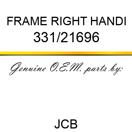 FRAME RIGHT HAND,I 331/21696