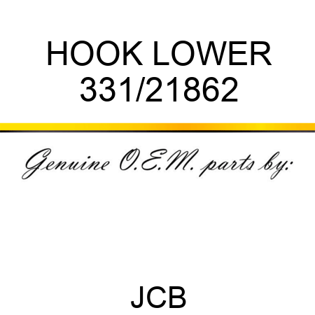 HOOK LOWER 331/21862