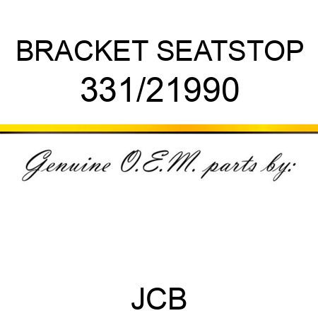 BRACKET SEATSTOP 331/21990
