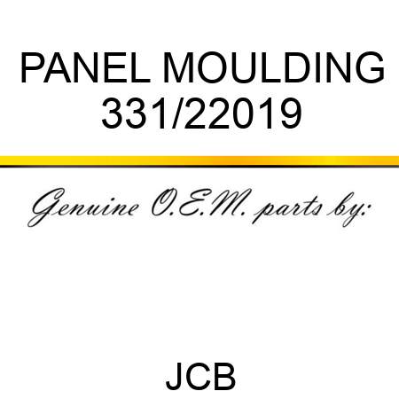 PANEL MOULDING 331/22019