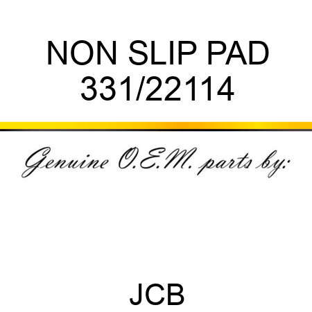 NON SLIP PAD 331/22114