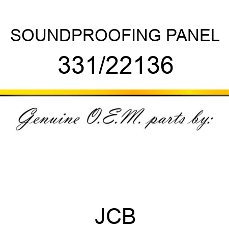 SOUNDPROOFING PANEL 331/22136