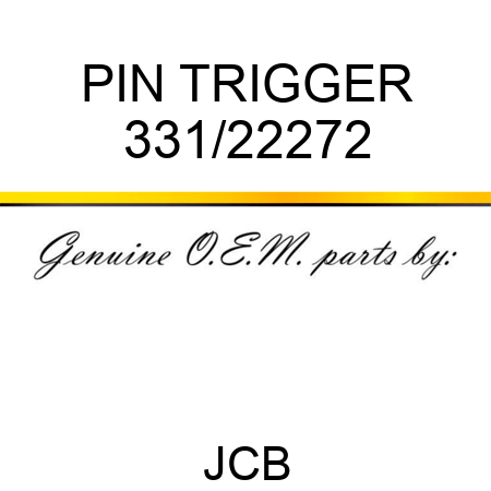 PIN TRIGGER 331/22272