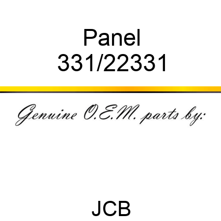 Panel 331/22331