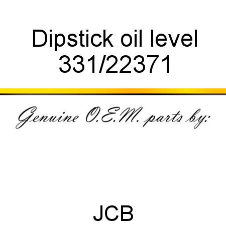 Dipstick, oil level 331/22371