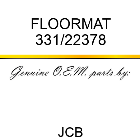FLOORMAT 331/22378