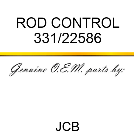 ROD, CONTROL 331/22586