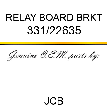 RELAY BOARD BRKT 331/22635