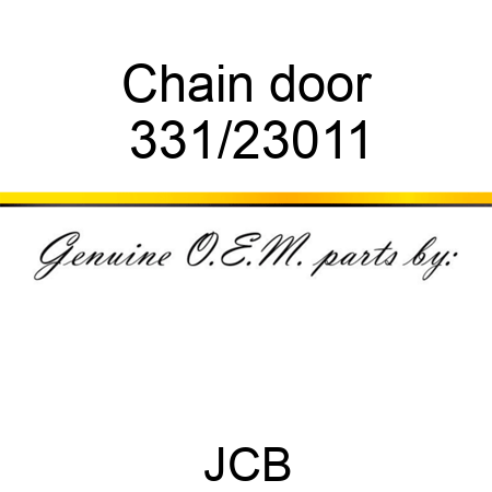 Chain door 331/23011