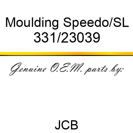 Moulding Speedo/SL 331/23039