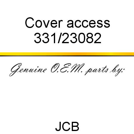 Cover, access 331/23082