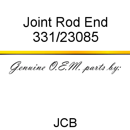 Joint, Rod End 331/23085