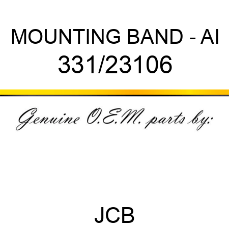 MOUNTING BAND - AI 331/23106