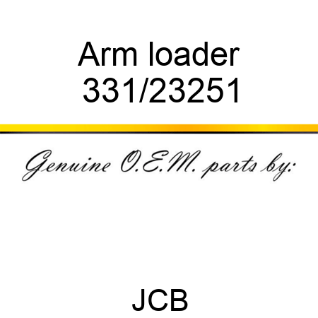 Arm loader 331/23251