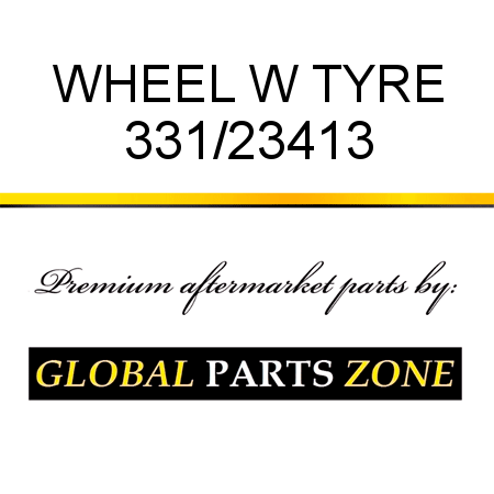 WHEEL W TYRE 331/23413