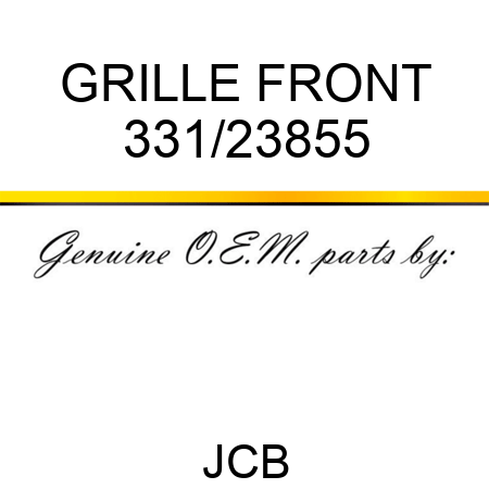 GRILLE FRONT 331/23855