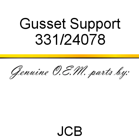 Gusset, Support 331/24078