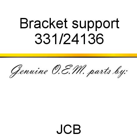 Bracket, support 331/24136