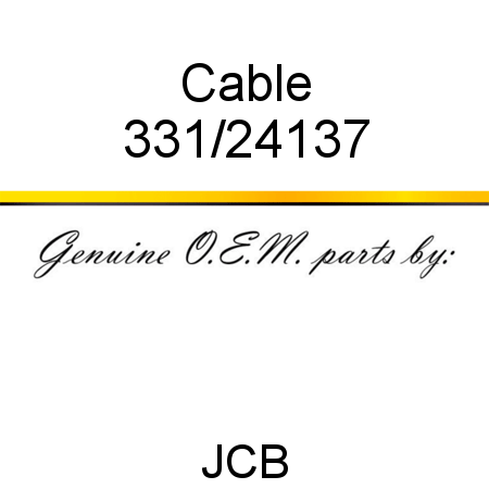 Cable 331/24137