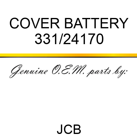 COVER BATTERY 331/24170