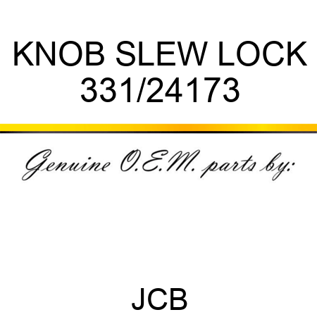 KNOB SLEW LOCK 331/24173