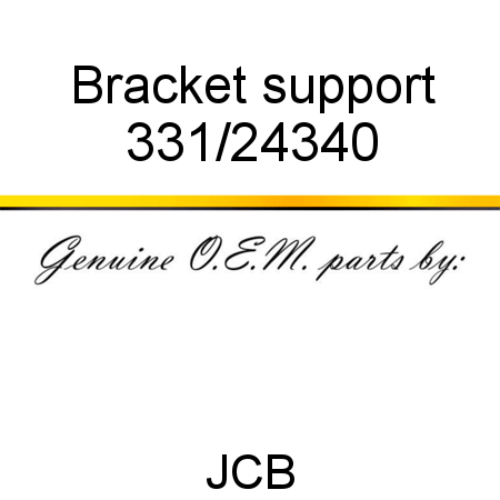 Bracket, support 331/24340