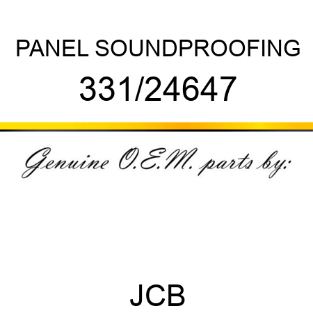 PANEL SOUNDPROOFING 331/24647