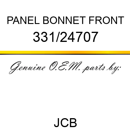 PANEL BONNET FRONT 331/24707