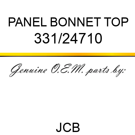 PANEL BONNET TOP 331/24710